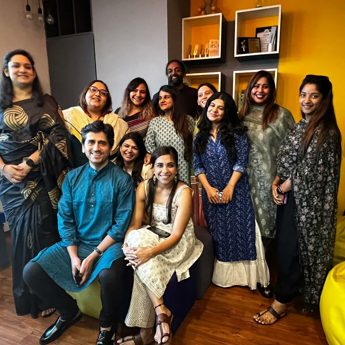 RuderFinnIndia's tweet photo. Wishing everyone a very happy and prosperous Diwali 💫

Catch a glimpse of RFers celebrating #DiwaliOfficeWaali in our own way!

#HappyDiwali #DiwaliOfficeWaali #LifeAtRF https://t.co/p6ev0uIUwf