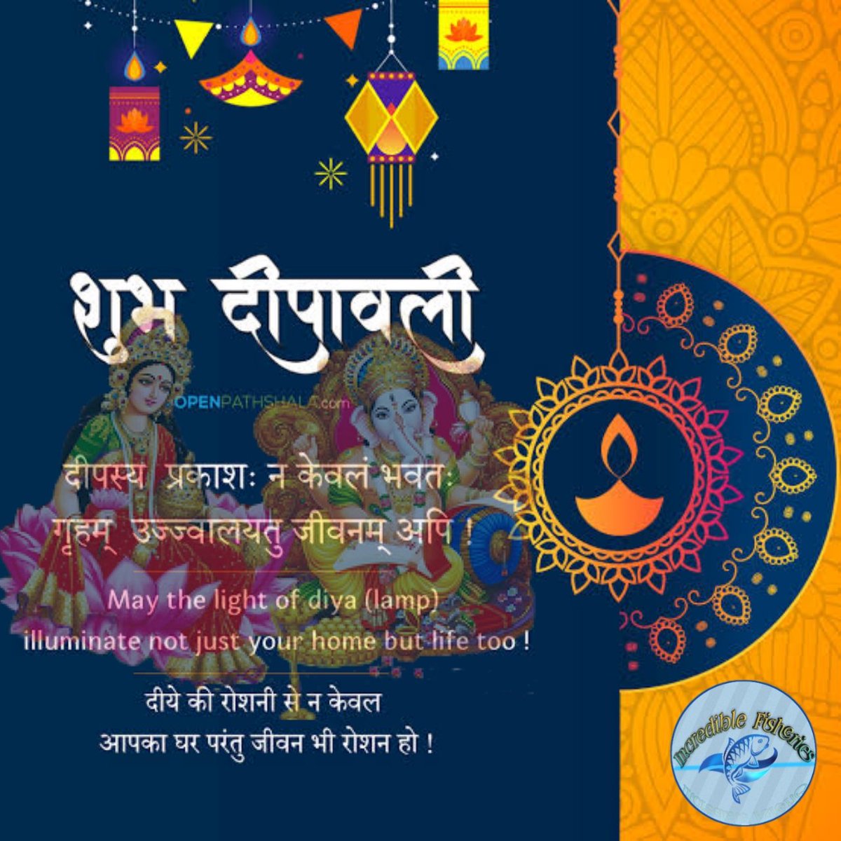 IncredibleFish1's tweet photo. #HappyDiwali2022 https://t.co/w49KhmvA55