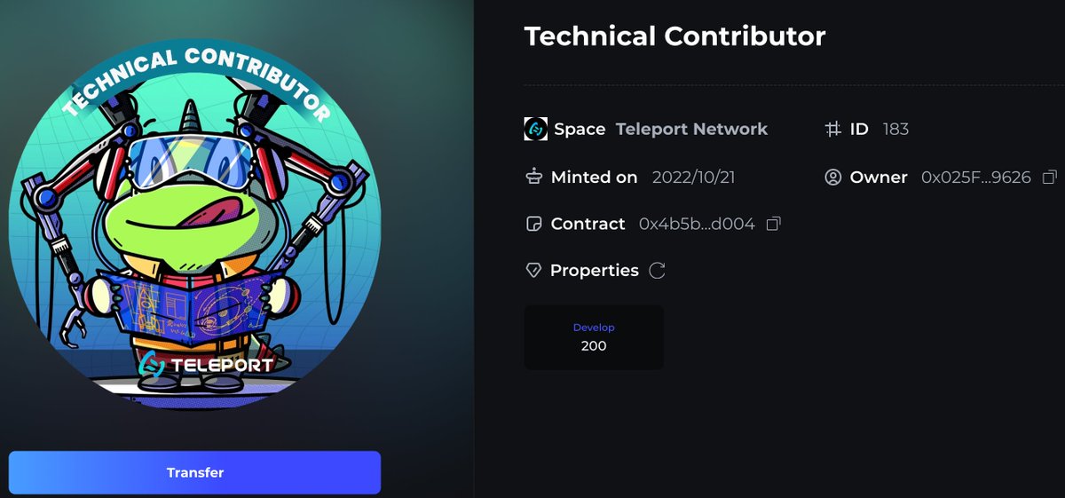 Teleportchaincn's tweet photo. 🌞新的一周用一个免费的NFT来开启元气吧～
https://t.co/sMDpjbAFGd

#Teleport  #Ambassador https://t.co/VKAnTm8XXH