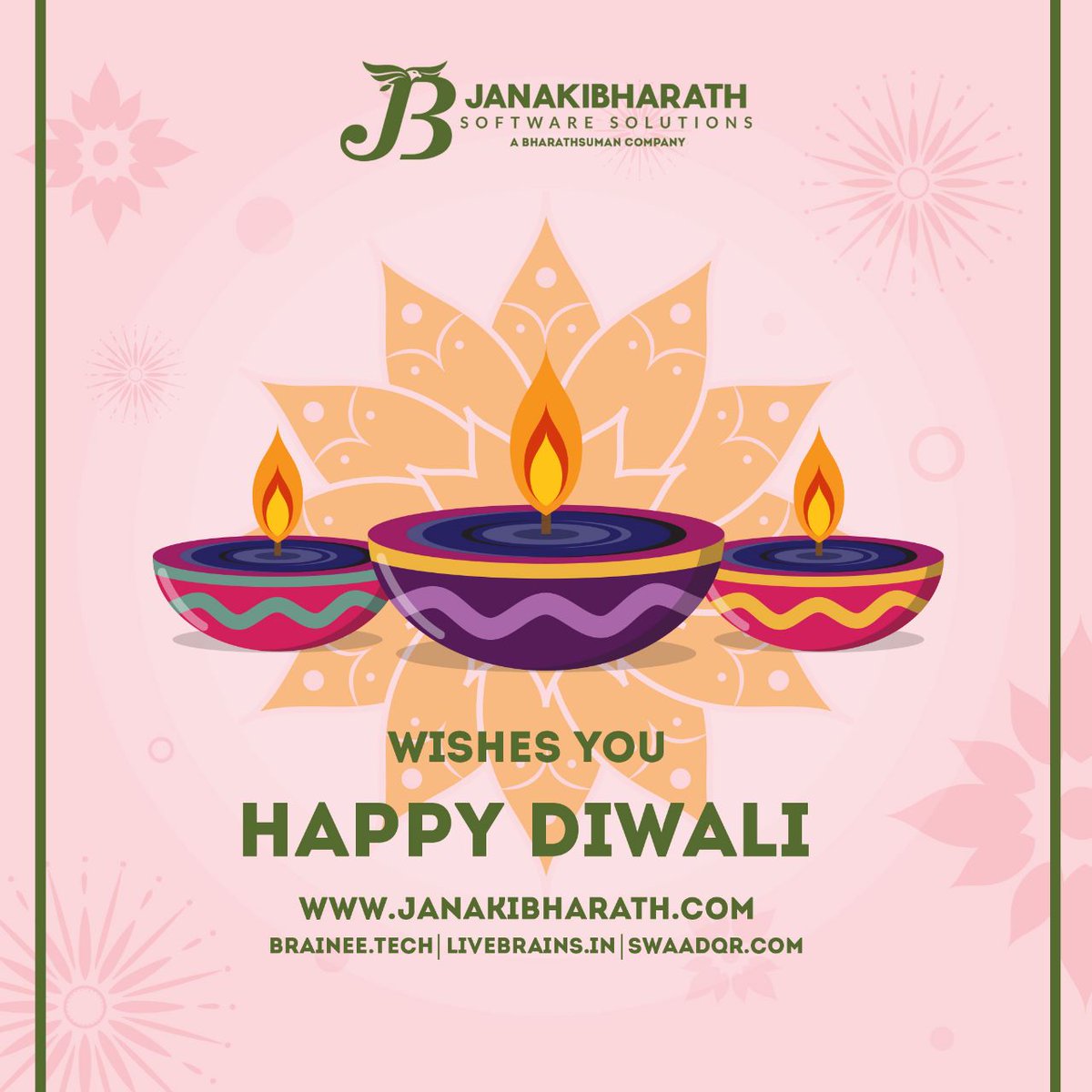 janakibharath's tweet photo. Happy Diwali to all our clients. Let us celebrate the festival with smiles on our faces and joy in our hearts. We wish you a delightful Diwali.
#Diwali #Softwarecomapny
#softwaresolutions #digitalmarketing #aisolutions #productengineering #websitedesign #softwareservices #Tech https://t.co/jArJFXbHTS