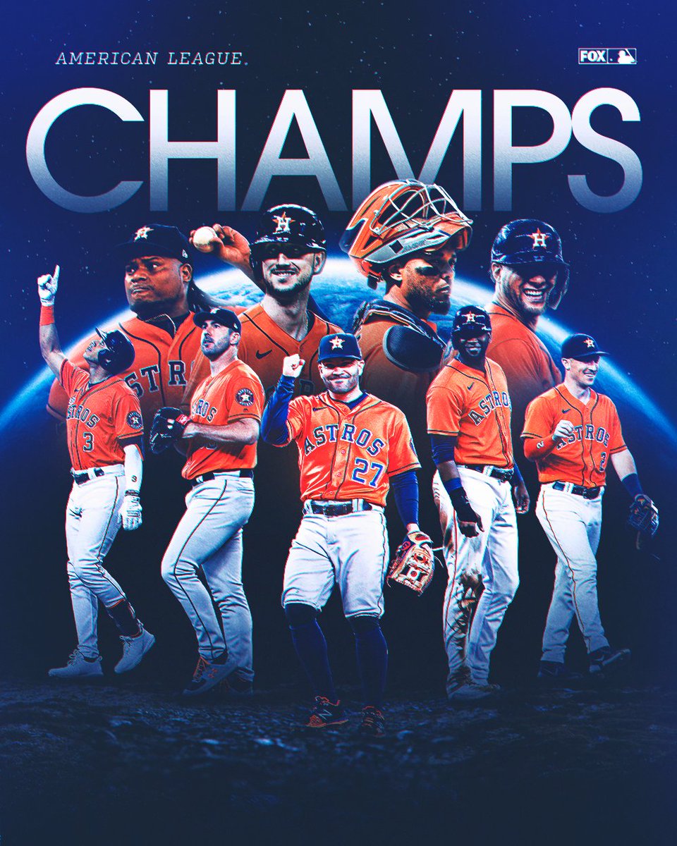 AMERICAN LEAGUE CHAMPS ⭐️

The <a href="/astros/">Houston Astros</a> sweep the Yankees to advance to the World Series for the 4th time in 6 years #LevelUp