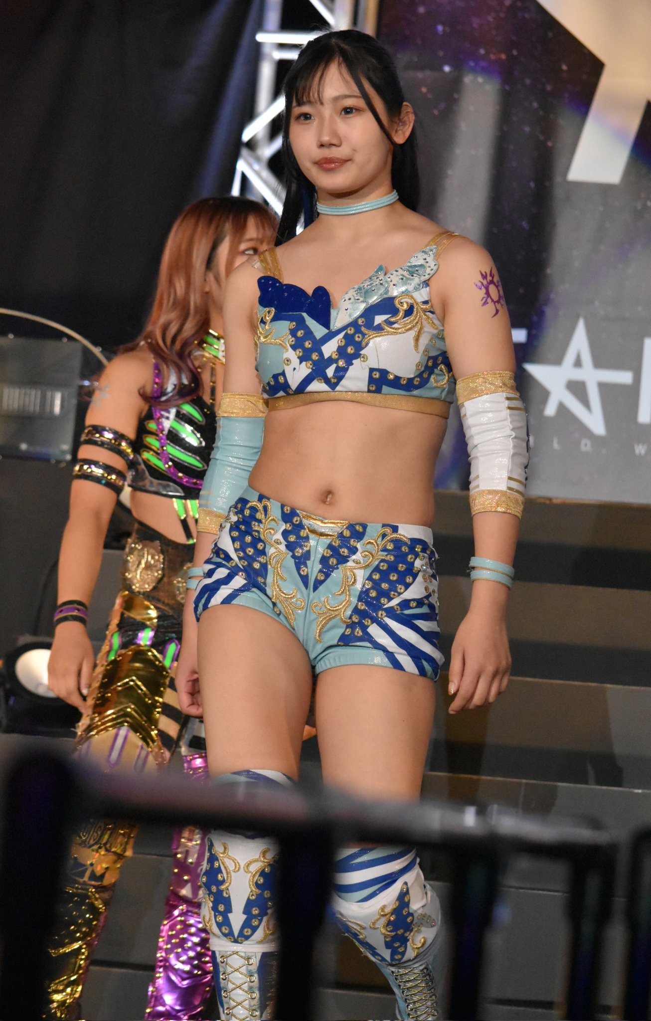 女子プロレス スターダム stardom 天咲光由 Tシャツ XLサイズ
