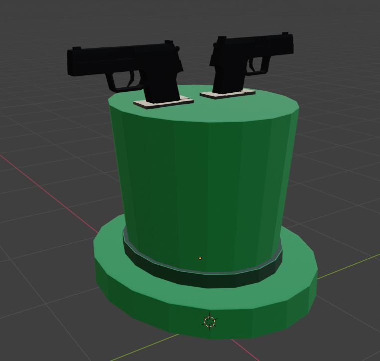 Shadekk_'s tweet photo. Back at it again with the double gun tophat. Please accept me into the UGC program. Please. #robloxugc #ugc #robloxdev #roblox #gfx #robloxart #ugccreators #Robloxdesign https://t.co/R3bJJizpUI