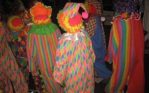 my and my friends on our way to be silly