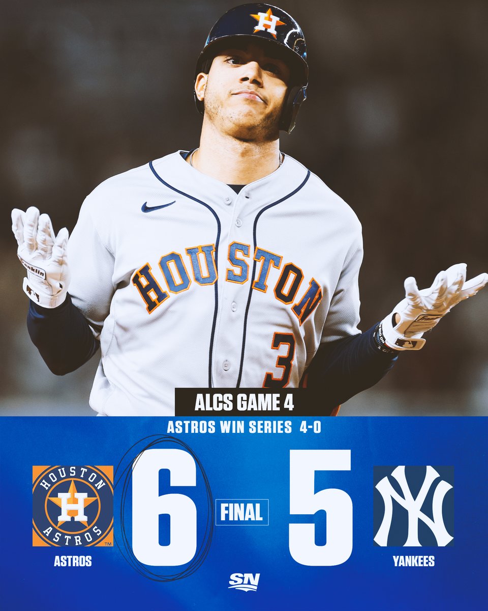 Sportsnet's tweet photo. Get the brooms out. 🧹 🧹 🧹 🧹

#Postseason | #LevelUp https://t.co/052Htaz74b