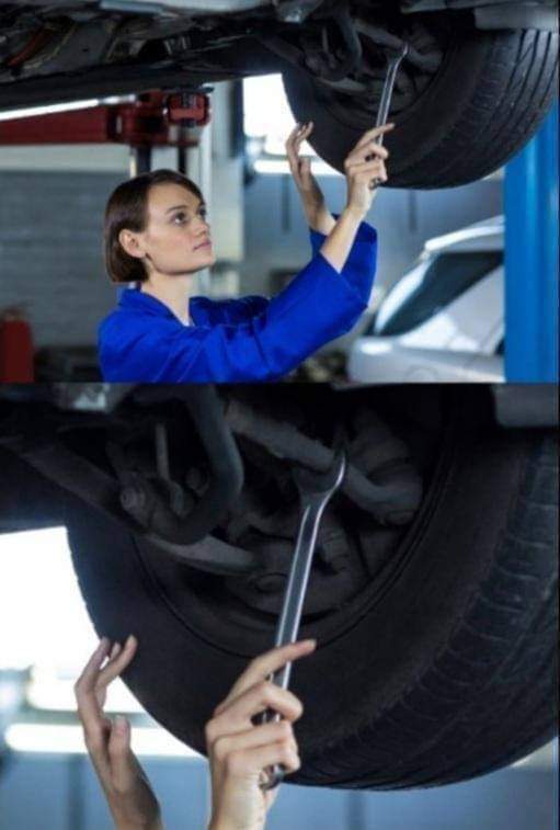 Mujeres : nosotras sabemos hacer todo lo que hacen los hombres.
Las mujeres en corto :