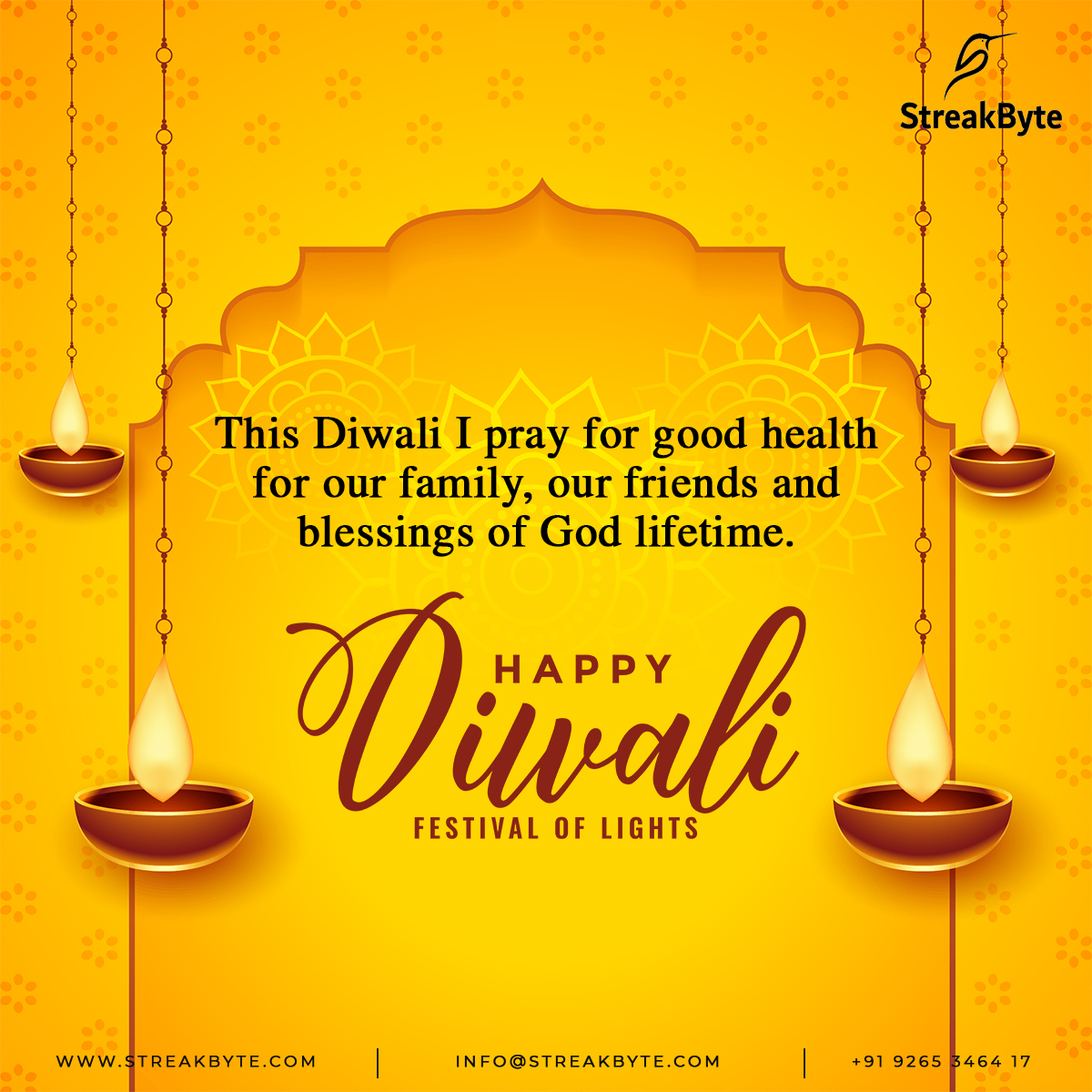 ✨Happy Diwali✨

May this festival bring joy and smiles into your life.

#happydiwali #streakbyte