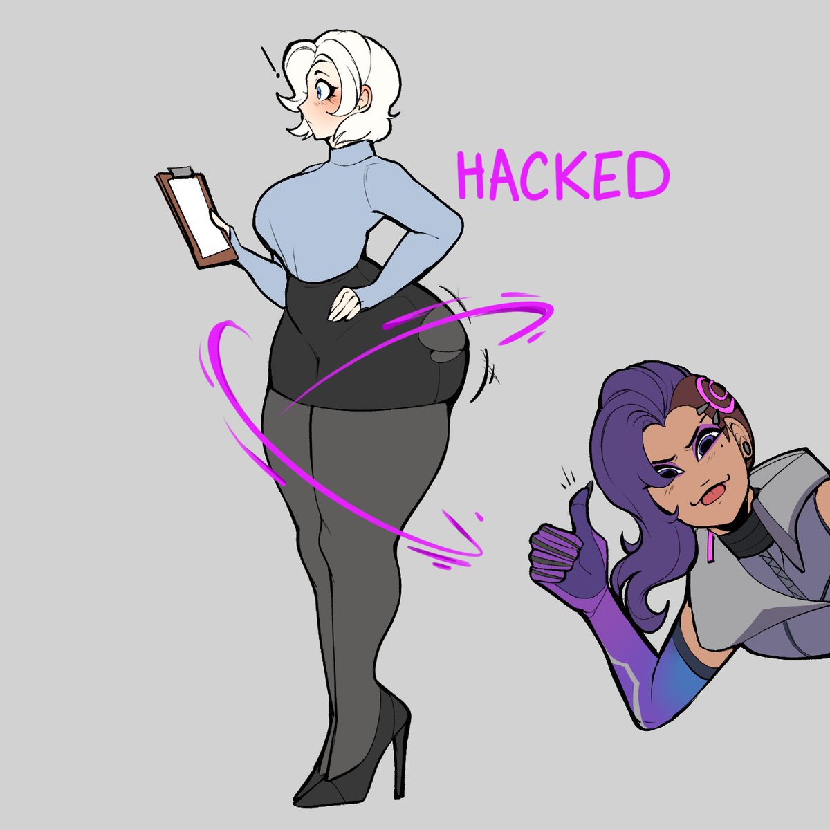 bluueygooey's tweet photo. sombra definitely needs to be nerfed https://t.co/1nZY5NT0gE