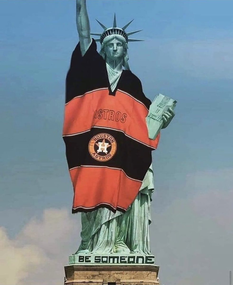 dhruv_rp's tweet photo. “We wANt HoUsToN” #Astros #ALCS #MLB https://t.co/ubbep0mNhi