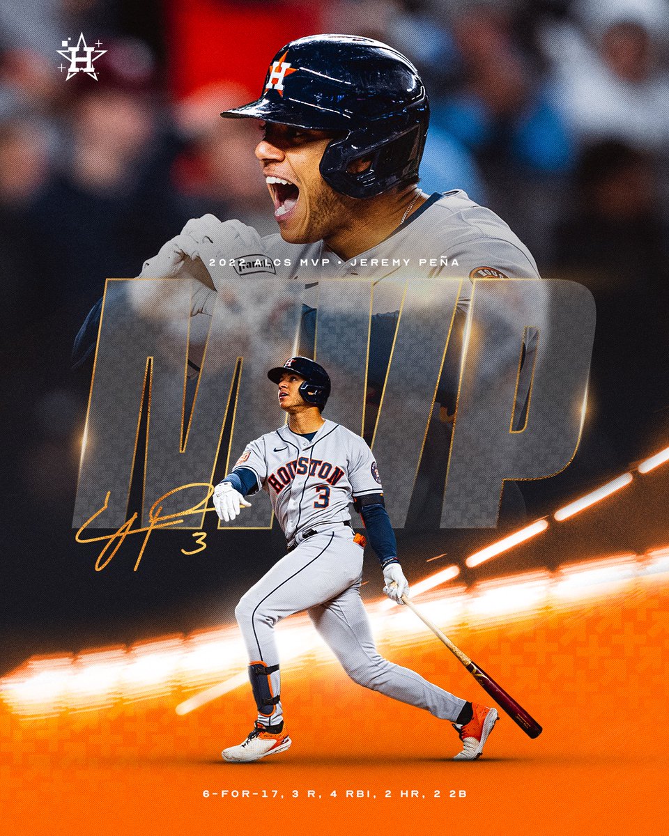 Houston Astros on X: JEREMY PEÑA IS THE ALCS MVP!