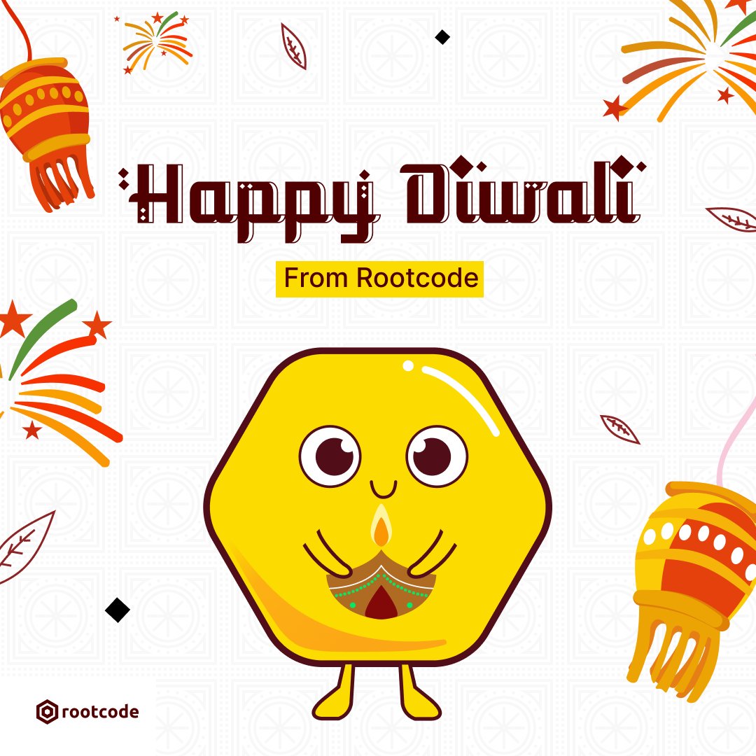 rootcode_io's tweet image. May the lights of Diwali brighten up your life with peace, happiness and prosperity. Wish you all a happy and safe #diwali 🪔

#diwali2022 #rootcode