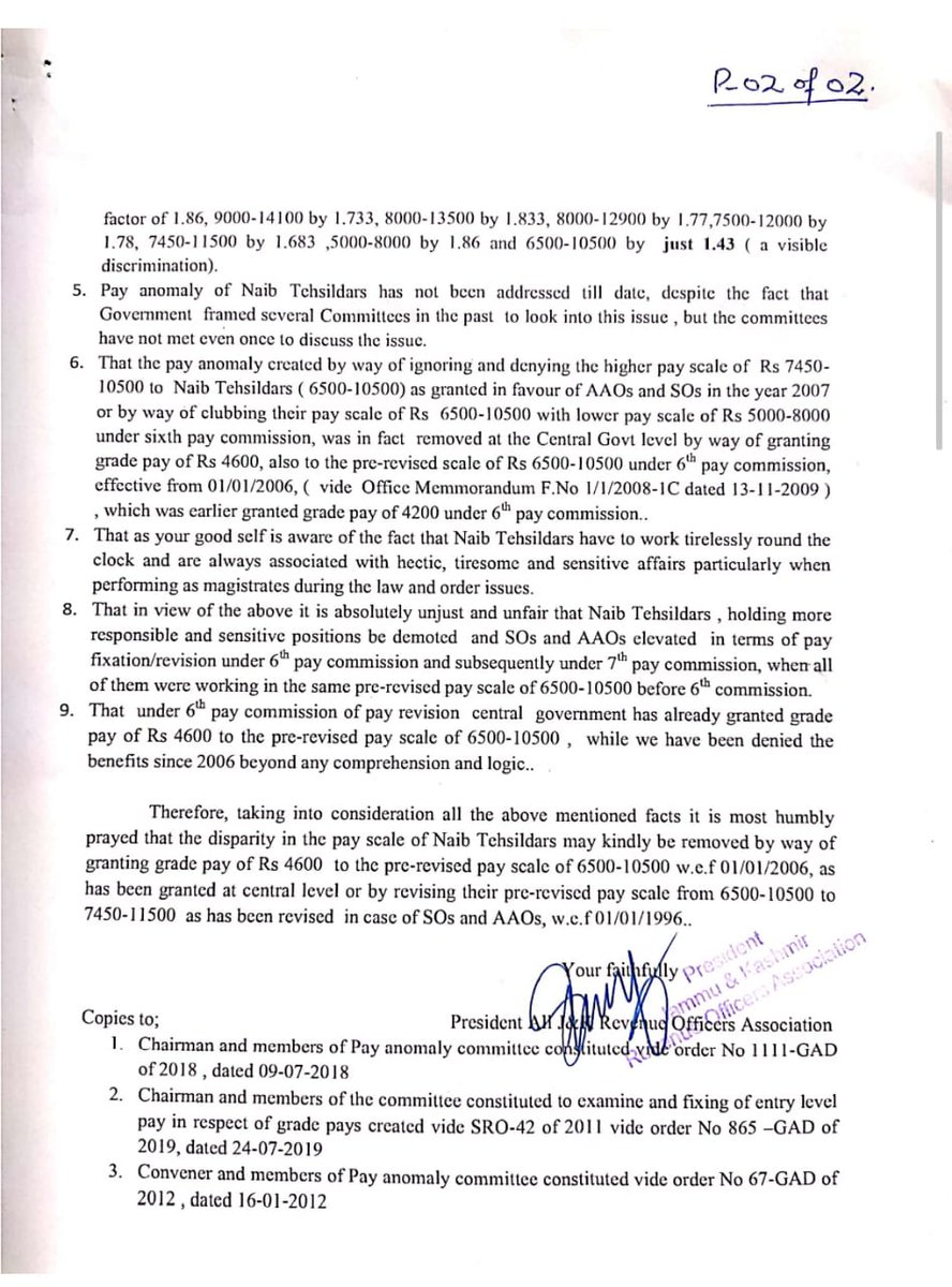 All J&K Revenue Officers Association (AJKROA) tweet media