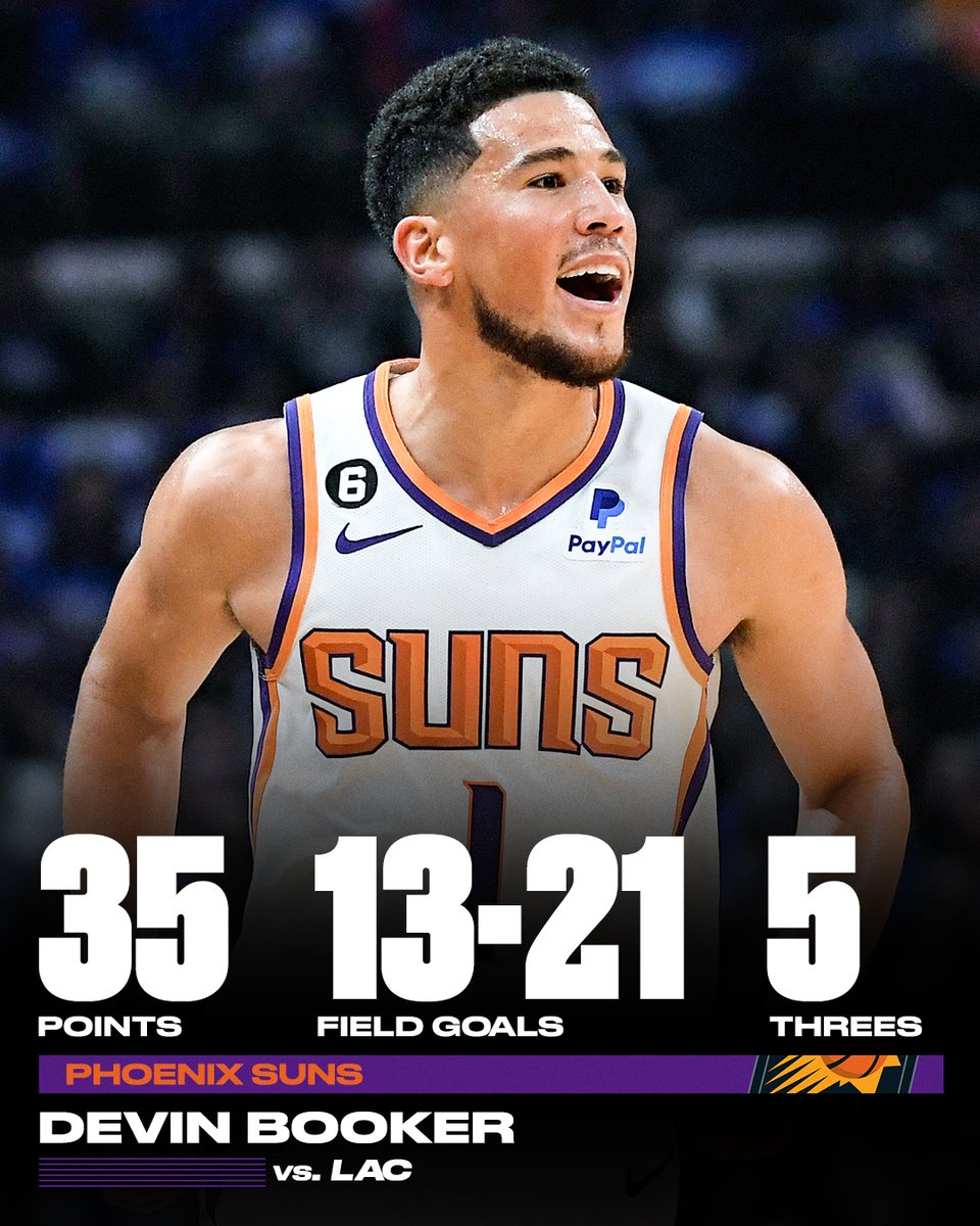 Devin Booker was on cruise control vs. the Clippers ☀️