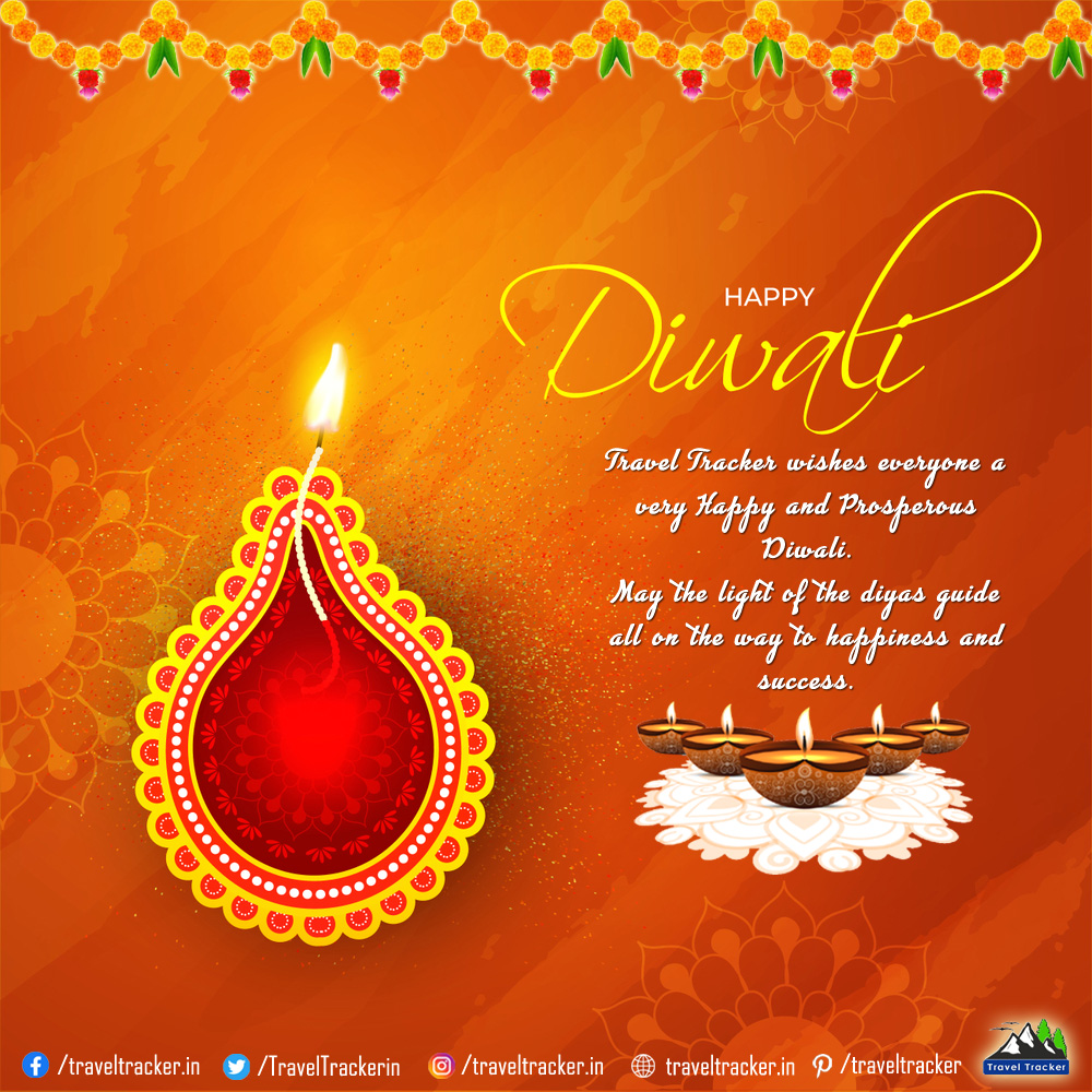 TravelTrackerin's tweet photo. May the brightness of Diyas enlighten your world with endless hopes and inspiration. May this Diwali bring good health and good times for you and your family! Happy Diwali! 🪔🪔🪔🪔🪔
.
.
#traveltracker #happydiwali #happydiwali2022 #happydiwaliwishes #festival https://t.co/6G9YRs2QBz