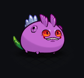 0xprenz's tweet photo. Barney after playing against healing team for 69 times ☠️😄

#Axieween #ScaryAxie https://t.co/f9UrmWXs3U