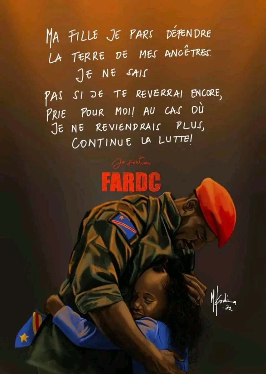 MiandaMH's tweet photo. Que le Seigneur protège nos dignes Soldats de la #FARDC,  et notre peuple, qu'Il fasse de ce combat le sien et qu'Il confonde nos ennemis de l'intérieur comme de l'extérieur!
Notre sang et nos larmes ont trop coulés et notre cause est juste!
Soutien 
#FARDC, ns prions pr vous!🙏🏾 https://t.co/tYPxpByKSK