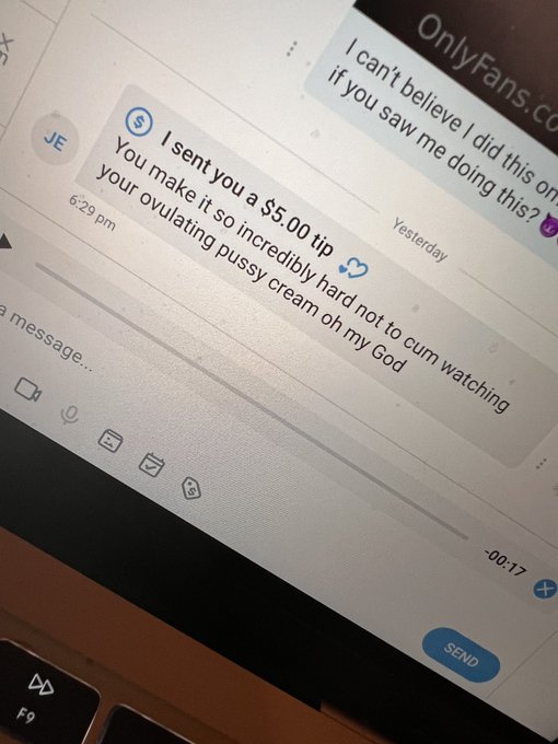 Keep trying to tell y&rsquo;all! 🤷🏼&zwj;♀️😈💦 #ovulating #pussy #creamypussy https://t.co/UzyAH6r2JJ<a href="/tag/ovulating"class="tags">#ovulating</a><a href="/tag/pussy"class="tags"><span>#pussy</span></a><a href="/tag/creamypussy"class="tags"><span>#creamypussy</span></a>