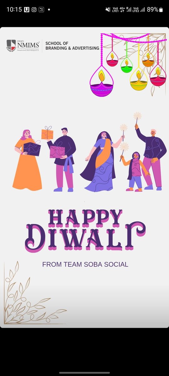 soba_social's tweet photo. Wishing everyone a very Happy and prosperous #Diwali2022 from #sobasocial 🎇🎆 https://t.co/OGFVQEgW1y