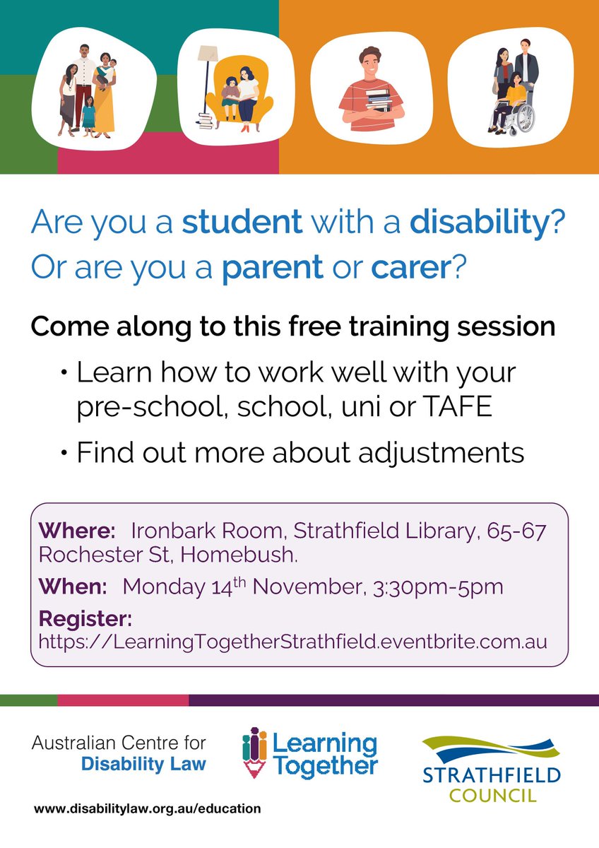 Our next in person session is in Strathfield - register now!