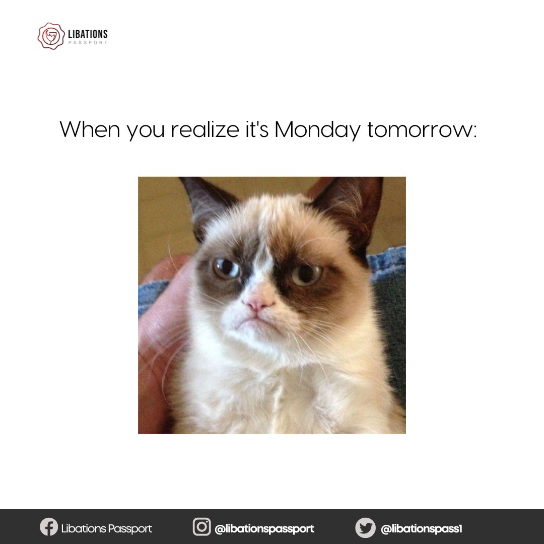LibationsPass1's tweet photo. Who else can relate? 🤣

We hope you had a wonderful weekend, everyone! Get enough rest and don’t forget to spend time with your family and friends 🥂

#weekendvibes #Canada #Ontario #BritishColumbia #Alberta #friends #sundaymood☀️ #winery #brewery #distillery #libationspassport https://t.co/3LTRibRVdX
