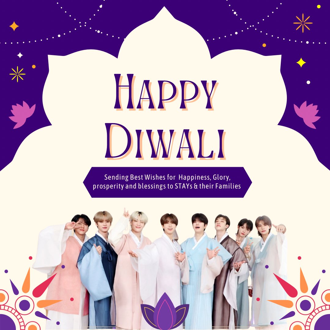 straykidsindia's tweet photo. Wishing all STAYs &amp; their Families 𝘼 𝙑𝙚𝙧𝙮 𝙃𝙖𝙥𝙥𝙮 𝘿𝙞𝙬𝙖𝙡𝙞 🪔✨ 

On the occasion of Diwali, We wish you all happiness, glory, prosperity and blessings. May you have an amazing Diwali with your loved ones. ❤️✨ 

#HappyDiwali #Diwali2022 https://t.co/usCokH2grx