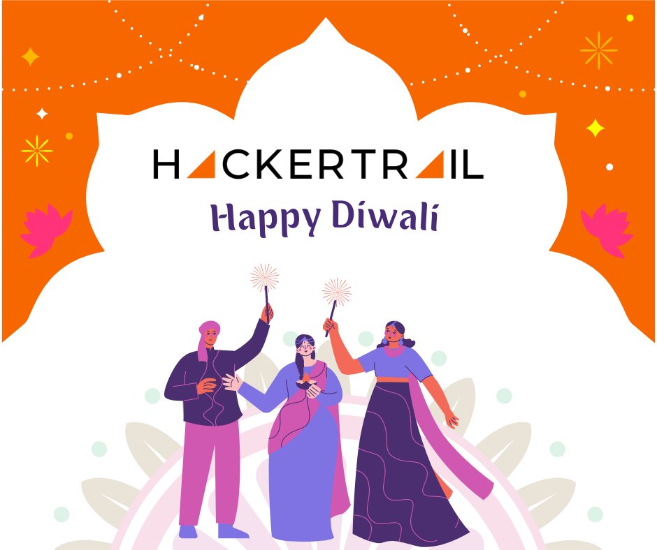 hackertrail's tweet image. Wishing everyone a Happy Diwali. Let us know in the comment how you&apos;ll be spending your holiday this year!

#GetReadywithHT
#HackerTrail
#HappyDiwali2022