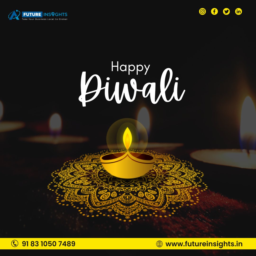 FutureInsights1's tweet photo. May the festival of joy become more beautiful for you and your family. All your new ventures get success and progress. Future Insights wishes you a very Happy and Prosperous Diwali filled with love and light❤

#futureinsights #diwali #happydiwali #Diwali2022 #festival https://t.co/MZnGn6pmyx