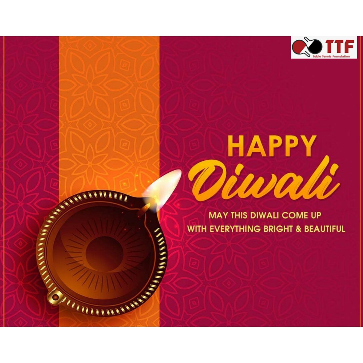 FoundationTable's tweet photo. On the occasion of Diwali, Table Tennis Foundation Academy Wishes you happiness and glory, prosperity and blessings. May you all have a fantastic Diwali with your loved ones.✨❤️

Do visit our official website 👇 - https://t.co/qGweB9lRSa
#Diwali2022  #diwaliwishes https://t.co/o3n7nJSdaM