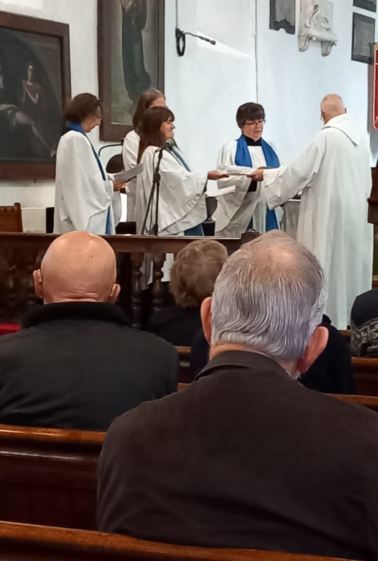 Wonderful to license Mandy Holloway and Jen White as LLMs at St Peter and St Paul Swanscombe