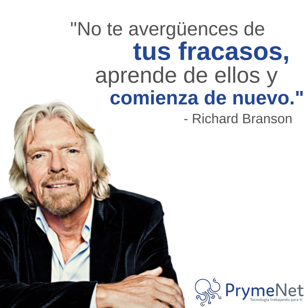 Prymenet's tweet photo. "No te avergüences de tus fracasos, aprende de ellos y comienza de nuevo."
- Richard Branson
PrymeNet ¡Más de 10 años creando experiencias!
Solicita información vía Inbox o contáctanos al 5547804651
#PrymeNet #prymenettecnologiatrabajandoporti https://t.co/crsSMuPY0z