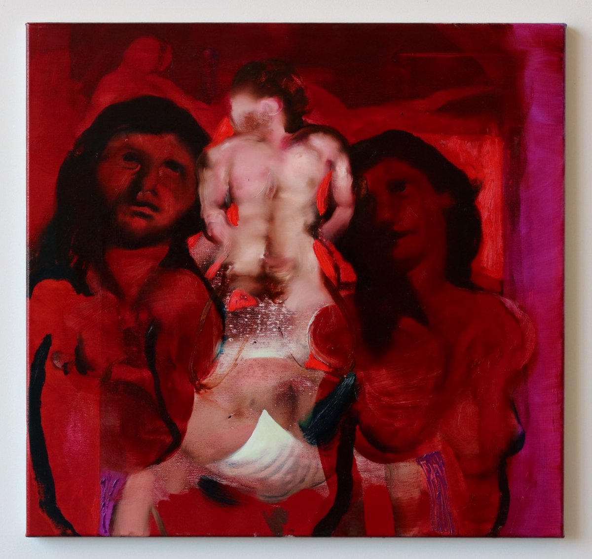 CompanyGallery's tweet image. Artwork by Ambera Wellmann as part of the Swiss Institute Annual Fundraiser

Ambera Wellmann, “Crimsons”, 2022
Oil on linen
25 1/2 x 26 1/3 in (64.8 x 67.9 cm)

#AmberaWellmann #SwissInstitute