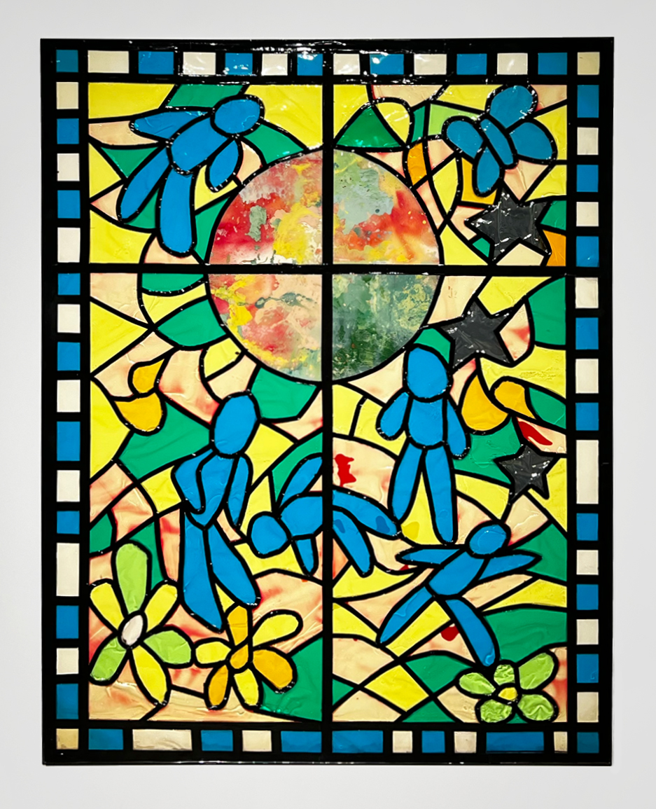 CompanyGallery's tweet image. Artwork by Raúl de Nieves as part of the Swiss Institute Annual Fundraiser

​Raúl de Nieves "​The Stories of the Past Rejoice through Children's Skies​"​, 2021, Glue, paper, tape, acetate sheets, resin

71 x 54 2/5 x 1 1/2 in (180.3 x 138.1 x 3.8 cm)
#RaúldeNieves #SwissInstitute