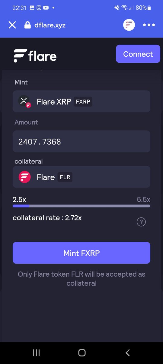 HildaMarry's tweet photo. @CanaryXtoken it is better  to mint my FXRP with 2.4x collateral or 3x ? https://t.co/02sXvNjVTW