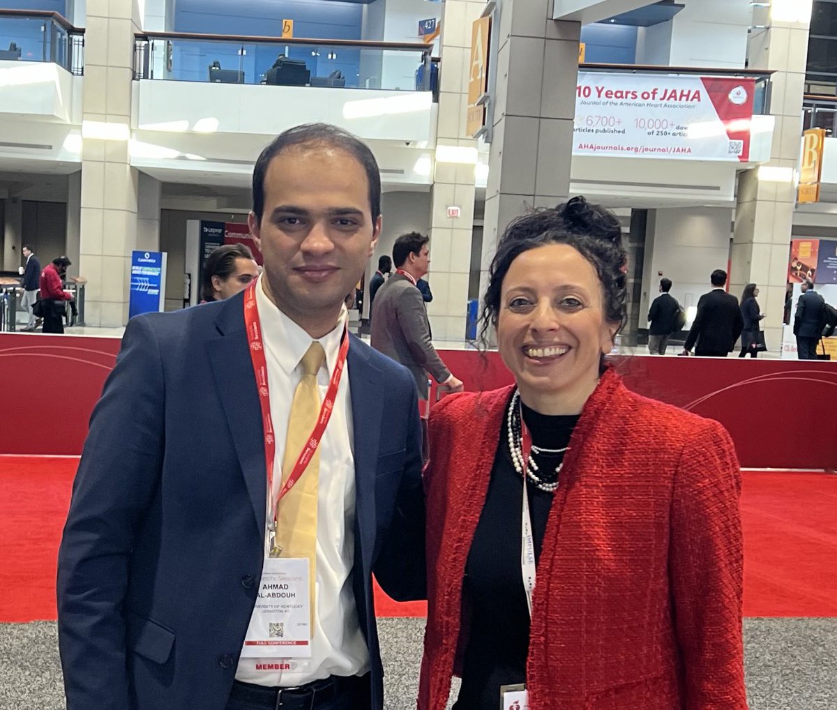 It was such a great experience to have 9 abstracts presented at #AHA22 and to meet my phenomenal mentor Dr @ErinMichos @AHAScience #AHA. Thanks to all of my mentors and collaborators. @timir_paul @moustafareda3 @Mohamedmagdieid @MohammedMhanna5 @wabusnina @UKHospitalists