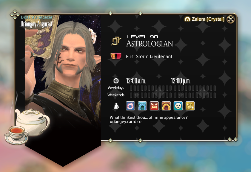 💪🍰 Urianger’s fruity drink 🍍 tweet media