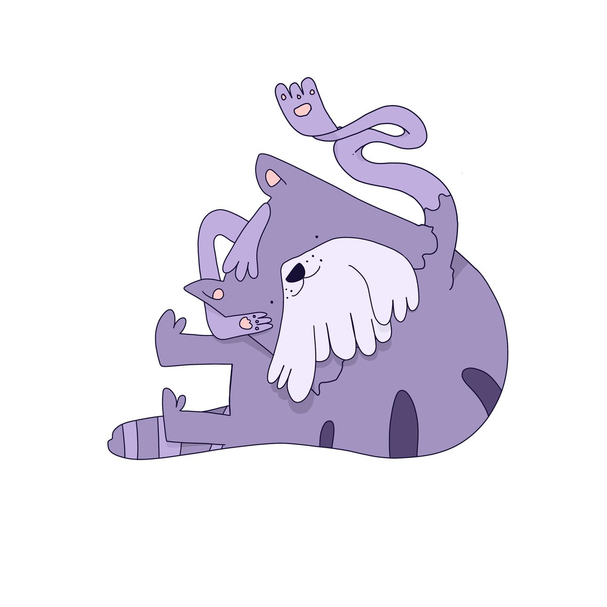 A jelly wavy cat 🐱