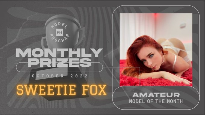 October's Models of the Month &amp; Most-Viewed Videos have been announced! 🧡  Congrats to our Top 4!  @SweetieFox1