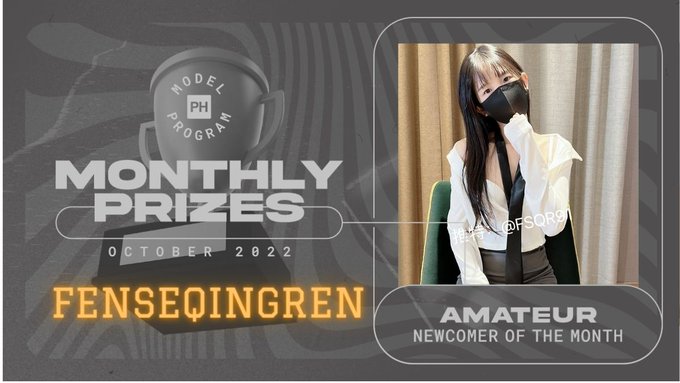 October's Models of the Month &amp; Most-Viewed Videos have been announced! 🧡  Congrats to our Top 4!  @SweetieFox1