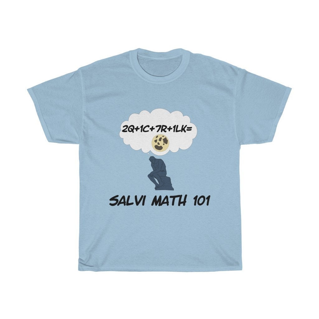 DelmyJovel2's tweet image. Excited to share the latest addition to my #etsy shop: Especial del dia del Padre! Salvi Math 101 Unisex Heavy Cotton Tee etsy.me/3hmWGAv #salvi #math101 #pupusas #riddle #adivina #funnyitems #bonitosrecuerdos #orgullosalvadoreno #escudo