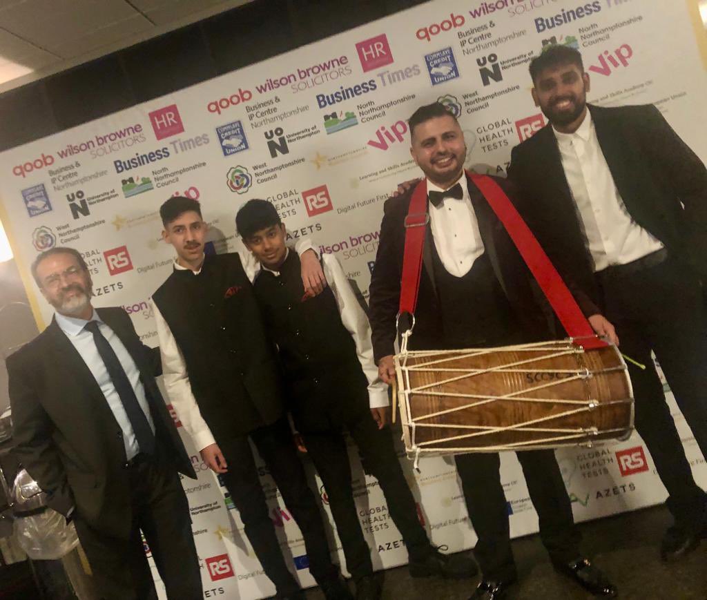 sccycnhampton's tweet photo. Northamptonshire Business Awards 🏆 Opened by SCCYC Dhol Drummers 🪘Another epic performance 👌 Thank you to Sunny Singh for the opportunity to showcase young peoples talents 🙏🏽 Welldone Team Northamptonshire Chamber of Commerce for a brilliant Event 👏 https://t.co/Fub0TkHB9V