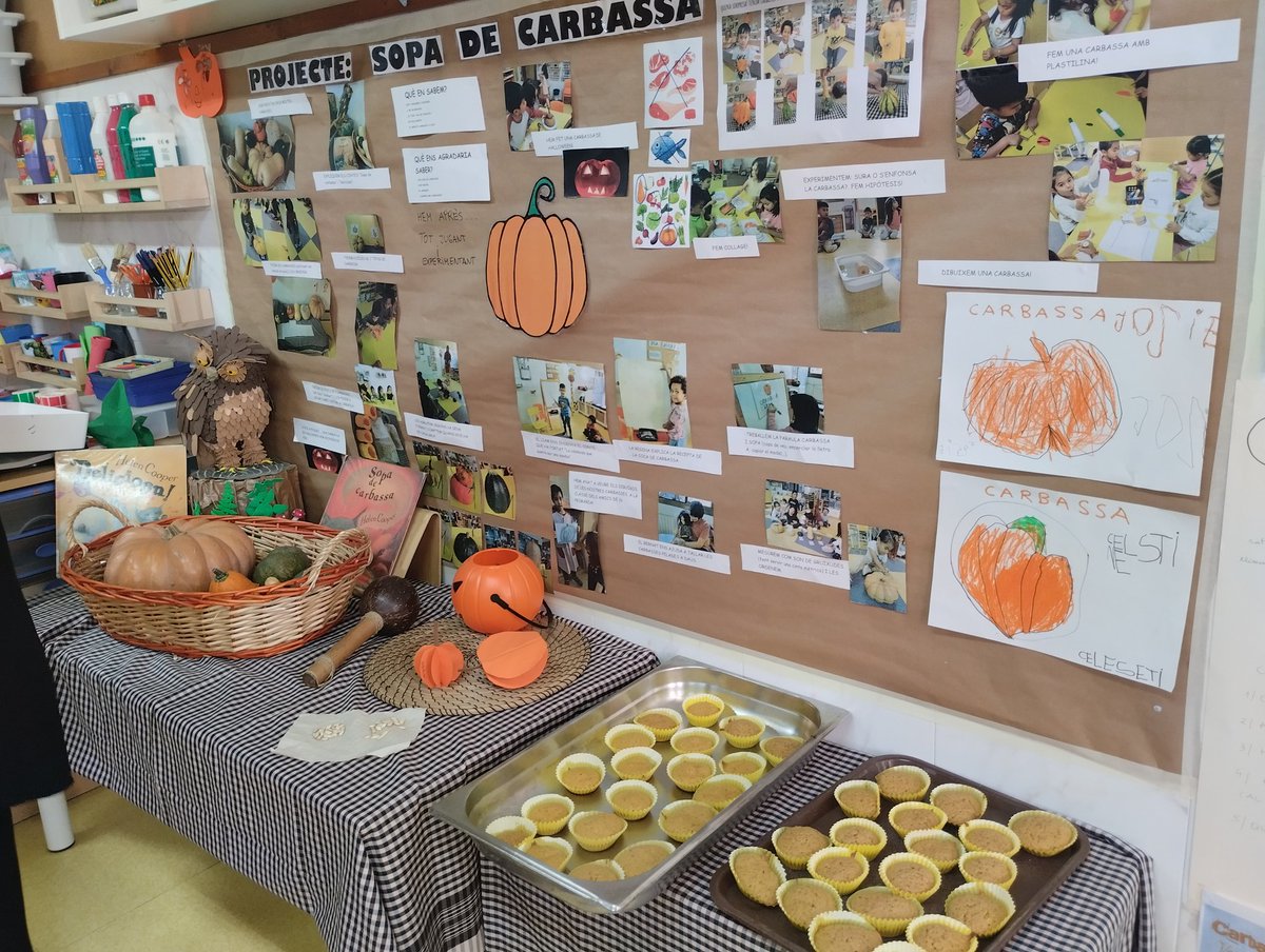 vedrunaangels's tweet photo. I4 super contents i agraïts!
Aquest matí, tallers de cuina saludable amb carbassa, a càrrec de 4 famílies.
Un menú de primera!
CREMA DE CARBASSA I PUMPKIN MUFFINS.
#projectescompartitsfamiliaescola #escolaoberta #projectesglobalitzats #infantil https://t.co/vCdiNURMT5