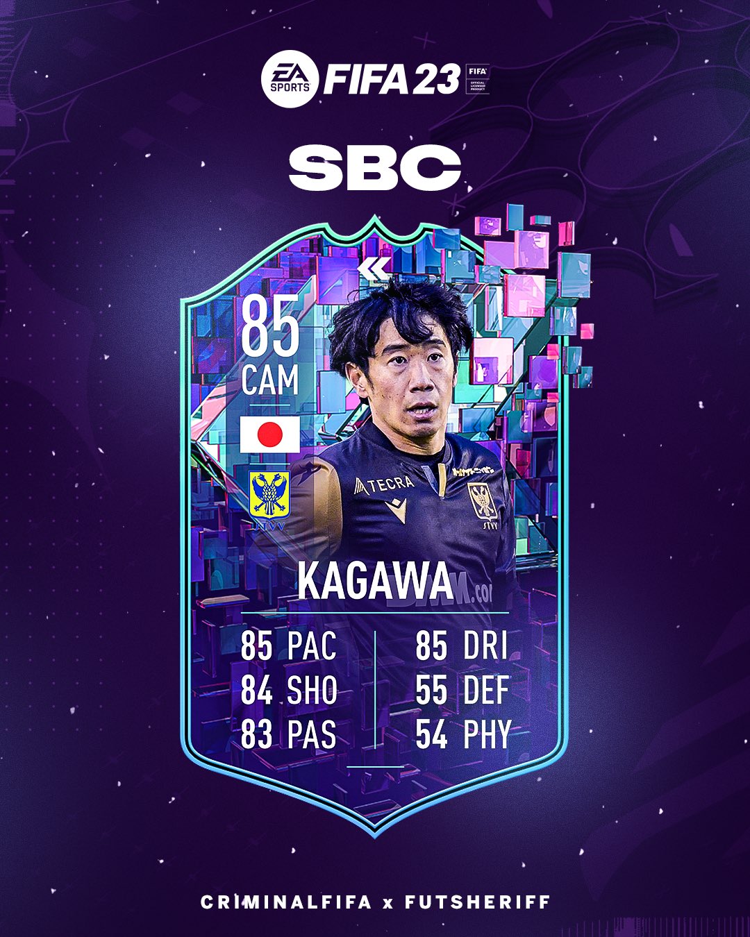 Saw a leak for a flashback Shinji Kagawa from Fut Sheriff and thought I'd  make a Man U PnP, and now might just keep this but first I wanted thoughts  on this.