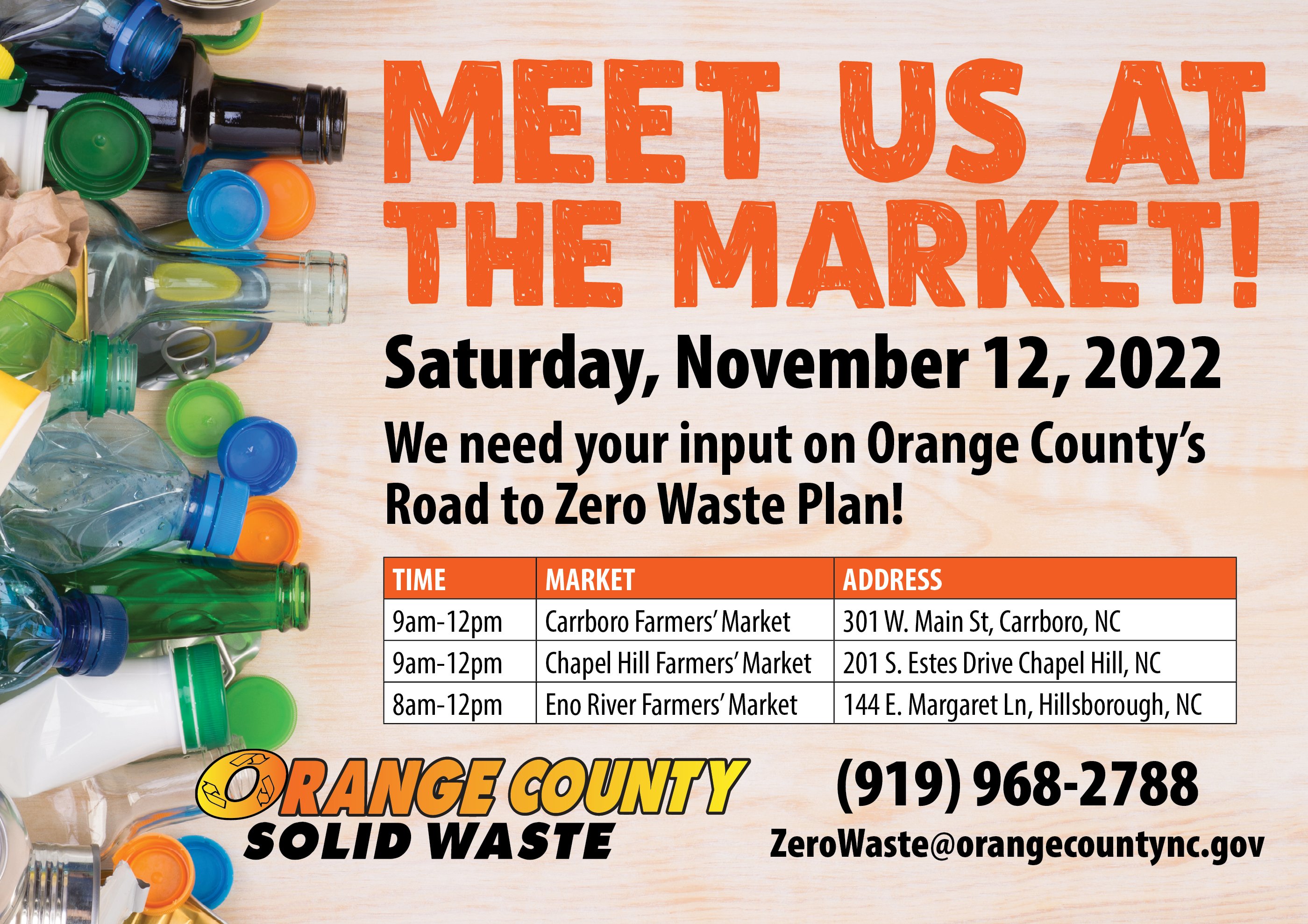 Tweets with replies by Orange County NC Solid Waste (OCNCSolidWaste