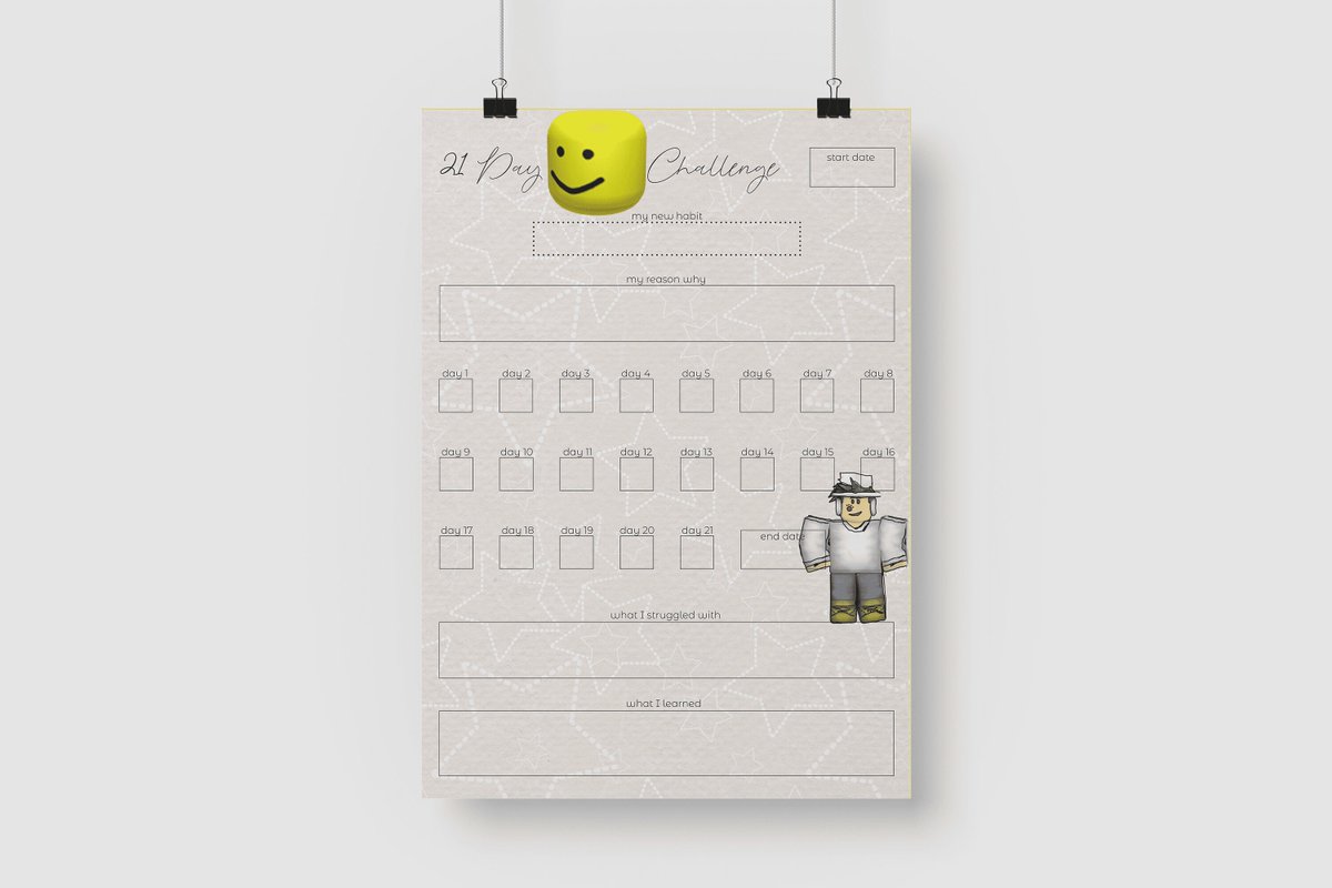 Excited to share the latest addition to my #etsy shop: Digital - Habit tracker printable, habit tracker best present, Robloxs characters game. 12 heetas bundle etsy.me/3TisHa5 #beige #birthday #black #digitaldownload #digitalproducts #digitalprints #ephemera #p