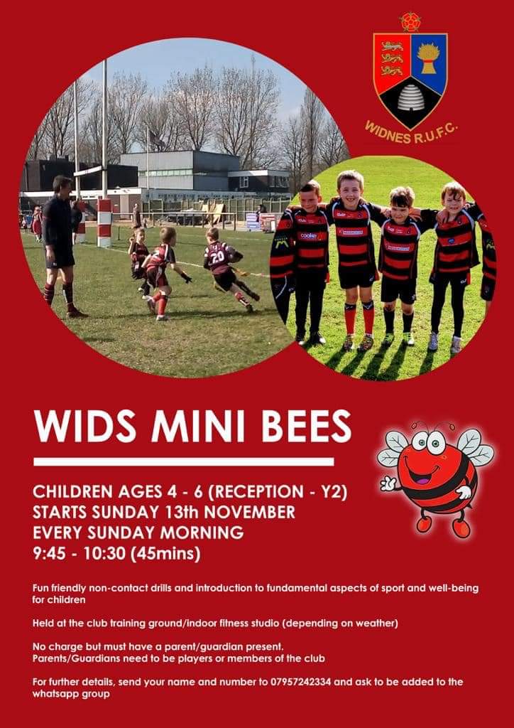 Anyone with Little ones who want to give rugby union a try. A really friendly and welcoming club to be part of 🖤❤️🏉 #upthewids