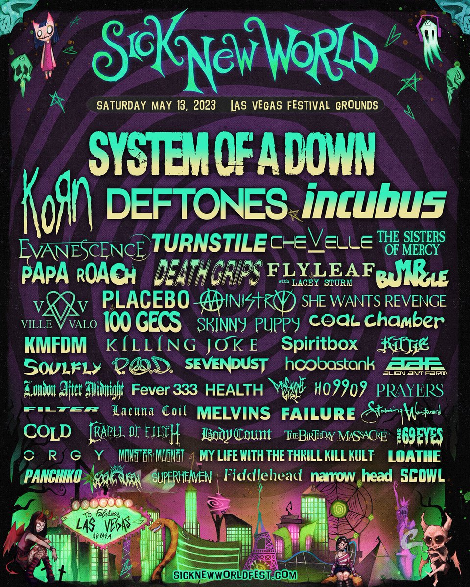 _HEALTH_'s tweet photo. SICK NEW WORLD :: 2.0.2.3. :: MAY 13 :: LAS VEGAS FESTIVAL GROUNDS
:: https://t.co/rT5qT30UoQ https://t.co/srhdiTt8RD