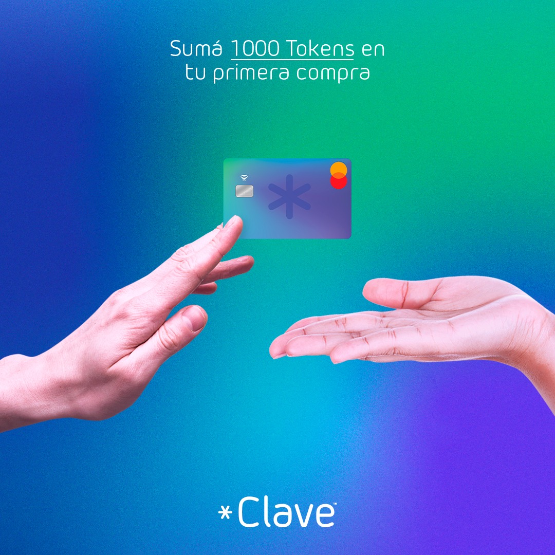 clave_ecosystem's tweet image. Que tus compras sean #Clave. Pedí tu Tarjeta Mastercard® física sin cargo. Con tu primera compra recibís 1000 #Tokens de regalo. Descargá la App, seguí los pasos y llevá tu dinero con vos a cualquier lugar!

#ClaveApp #ComunidadClave #Billeteravirtual #Blockchain #Fintech