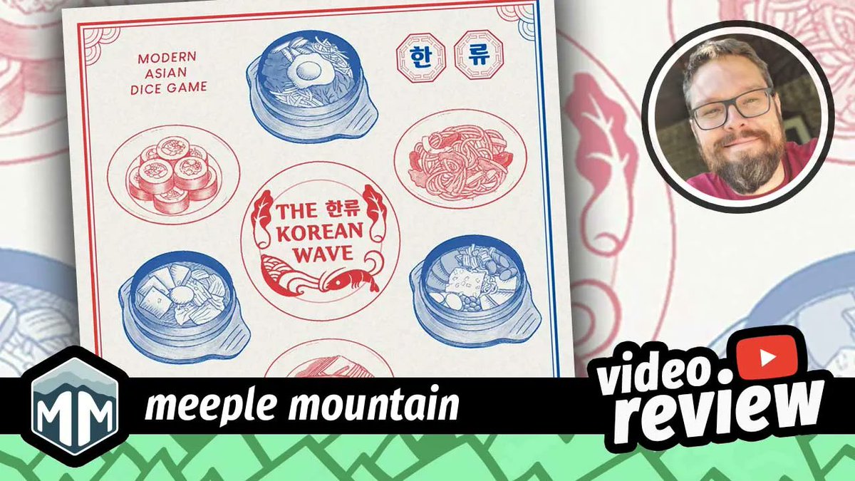 meeplemountain's tweet photo. A follow up to the Asian-restaurant-themed original, @origame_co is back with Wok and Roll: The Korean Wave. Join Bob for a peek.
https://t.co/a20wncdDVW
#BoardGames #DiceGame #Korean #RollAndWrite #ImportGame #Origame https://t.co/aWYqUWmTtt