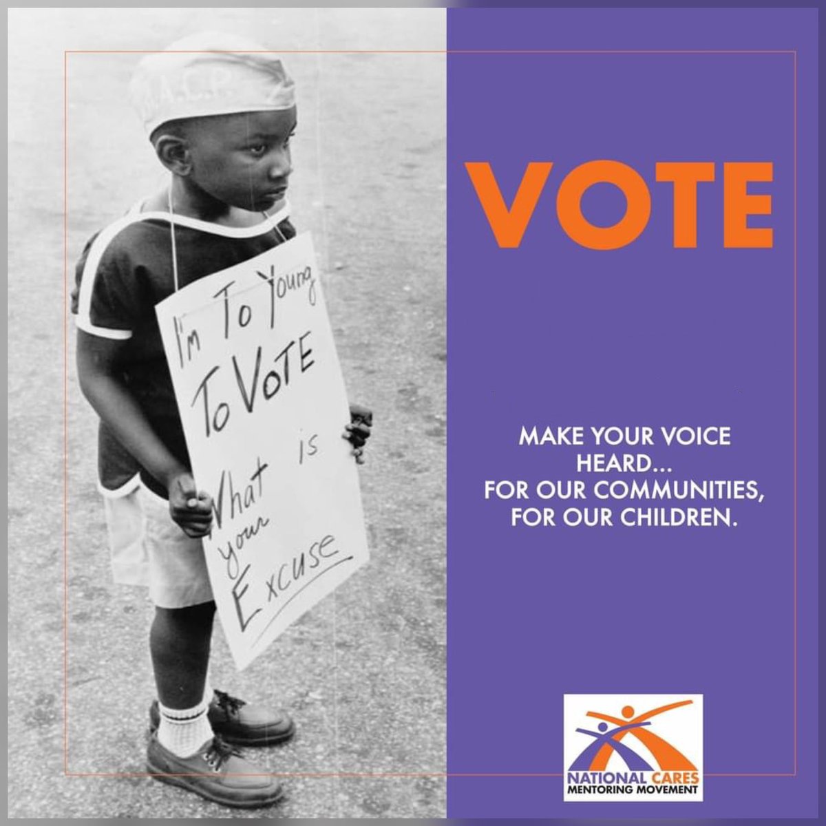 CARES_Mentoring's tweet photo. #VOTE! https://t.co/2iyiEEiQbk