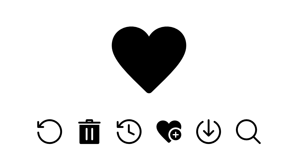 v7.7.0
- Added 24 new icons: UI, Heart, Trash can, Magnifier